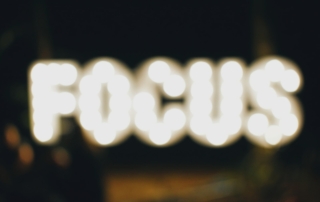 turned on Focus signage